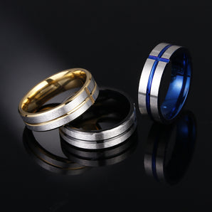 Fashion Geometric 201 Stainless Steel No Inlaid Gold Plated Unisex