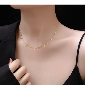 Nihao Wholesale Fashion Geometric Titanium Steel Pendant Necklace
