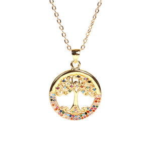 Nihao Wholesale Fashion Flower Stainless Steel Copper Pendant Necklace In Bulk