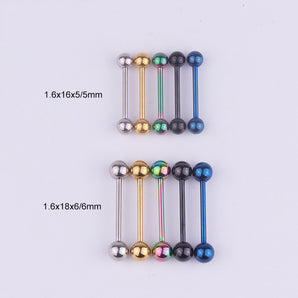 Nihao Wholesale Tongue Rings Fashion Geometric 316 Stainless Steel  Plating No Inlaid