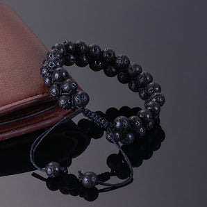 1 piece fashion geometric natural stone unisex bracelets