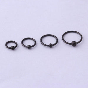 Nihao Wholesale Nose Rings & Studs Fashion Circle 316 Stainless Steel  Plating