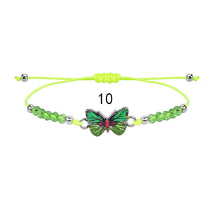 Nihao Wholesale fashion butterfly alloy knitting women's bracelets 1 piece