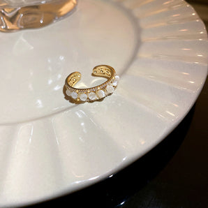 elegant lady heart shape butterfly alloy inlay zircon women's open rings