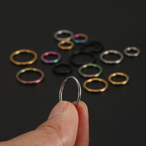 Nihao Wholesale simple style circle stainless steel plating nose ring