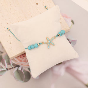 1 piece bohemian star cord knitting women's bracelets