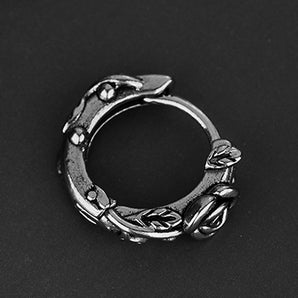 simple style geometric titanium steel polishing earrings 1 piece
