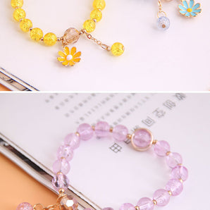 Nihao Wholesale sweet petal alloy resin wholesale bracelets