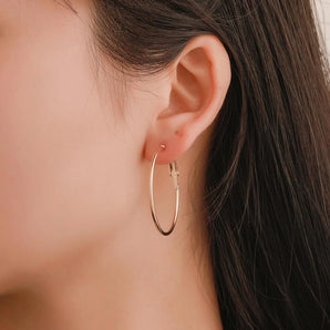 Nihao Wholesale fashion geometric plating alloy no inlaid earrings