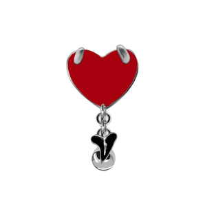 Nihao Wholesale hip-hop rock punk heart shape wings bat stainless steel alloy copper plating chain inlay rhinestones zircon white gold plated gold plated belly ring