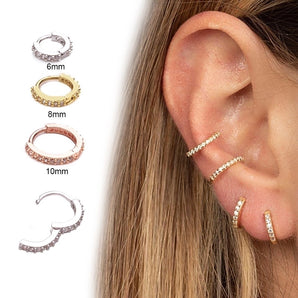 Nihao Wholesale simple style geometric copper earrings