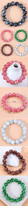 Nihao Wholesale wholesale jewelry simple style round resin beaded bracelets