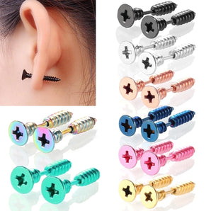 Nihao Wholesale fashion solid color stainless steel ear studs 1 piece