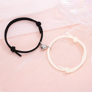 Nihao Wholesale simple style heart no inlaid couple bracelets