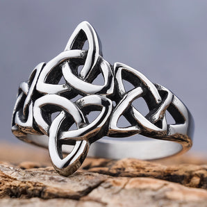 Nihao Wholesale Hip-Hop Streetwear Geometric 304 Stainless Steel Carving Men's Rings
