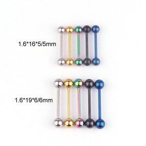 Nihao Wholesale Tongue Rings Fashion Geometric 316 Stainless Steel  Plating No Inlaid