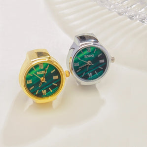 Casual Clock Alloy Plating Unisex Rings