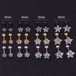 Nihao Wholesale Ear Cartilage Rings & Studs Fashion Geometric 316 Stainless Steel