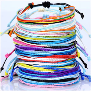 Nihao Wholesale bohemian colorful rope women's bracelets 1 piece