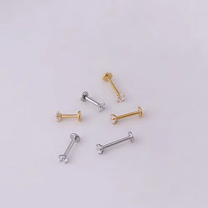 Nihao Wholesale Lip Rings Fashion Geometric 316 Stainless Steel  Plating