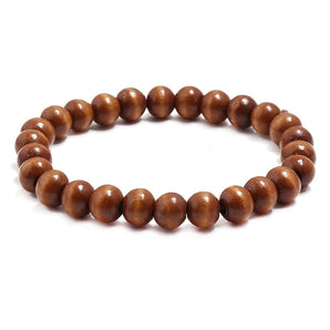 Nihao Wholesale simple style geometric wooden beads wholesale bracelets