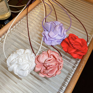 Nihao Wholesale Sweet Flower Cloth Women'S Choker