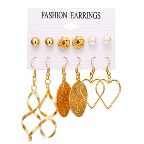 Nihao Wholesale Alloy Fashion Tassel earring  (GFM05-03)  Fashion Jewelry NHPJ0315-GFM05-03