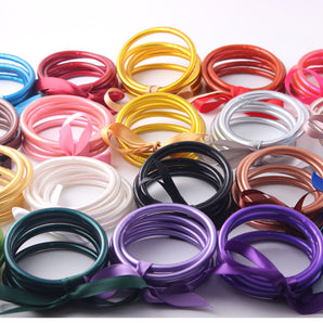 Nihao Wholesale Lady Solid Color Silica Gel Women'S wristband