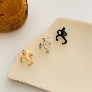 Nihao Wholesale Jewelry Simple Style Cartoon Character Alloy No Inlaid Earrings
