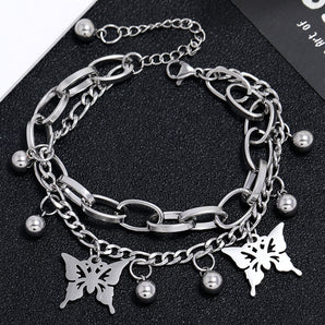 Nihao Wholesale Novelty Butterfly Stainless Steel