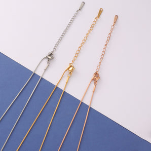 Nihao Wholesale Fashion Solid Color Stainless Steel Plating Necklace
