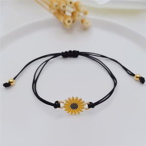 Nihao Wholesale Simple Style Daisy Alloy Women'S Bracelets