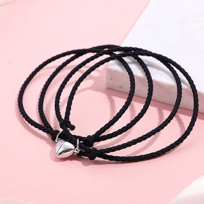 Nihao Wholesale Fashion Heart Nylon Couple Bracelets