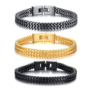 Nihao Wholesale Fashion Geometric Stainless Steel Bracelets Plating Stainless Steel Bracelets
