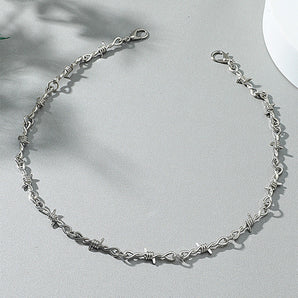 Nihao Wholesale wholesale jewelry punk style thorns chain necklace bracelet