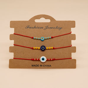 Nihao Wholesale 1 Piece Bohemian Eye Artificial Crystal Beaded Women'S Bracelets
