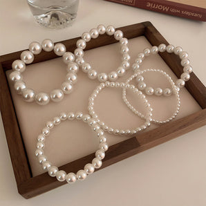 Nihao Wholesale Retro Solid Color Imitation Pearl Wholesale Bracelets