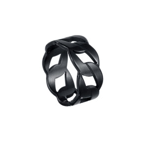 Nihao Wholesale Fashion Circle Stainless Steel Hollow Out Rings