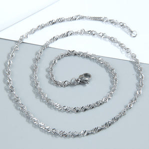Nihao Wholesale Fashion Geometric Stainless Steel Necklace