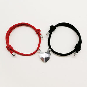 Nihao Wholesale Fashion Heart Shape Alloy Plating Couple Bracelets