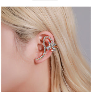 Nihao Wholesale Jewelry Lady Flower Alloy Artificial Gemstones Earrings
