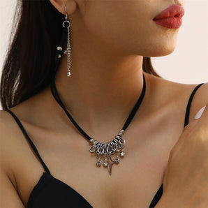 Nihao Wholesale Retro Exaggerated French Style Star Alloy Irregular Women's Jewelry Set