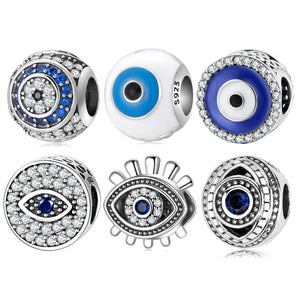 Nihao Wholesale Fashion Devil'S Eye S925 Silver Plating Zircon Jewelry Accessories