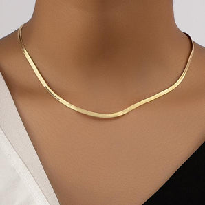 Nihao Wholesale Jewelry Hip-Hop Simple Style Solid Color Alloy Necklace
