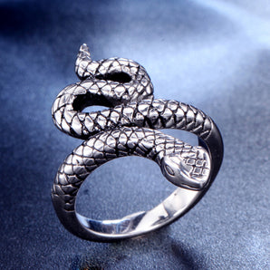 Nihao Wholesale Retro Snake Titanium Steel Rings