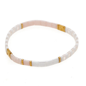 Nihao Wholesale Fashion multi-layered TIla beads woven bracelet wholesale
