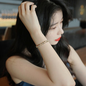 Nihao Wholesale Simple Style Commute Solid Color Alloy Patchwork Women'S Bracelets