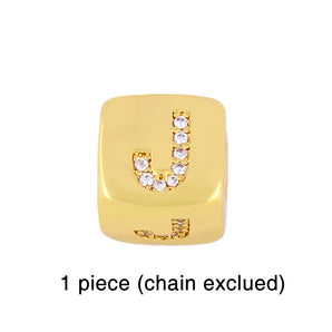 Nihao Wholesale Fashion Letter Copper 18K Gold Plated Artificial Gemstones Bracelets In Bulk