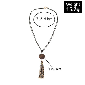 Nihao Wholesale Geometric Wood Women'S Necklace