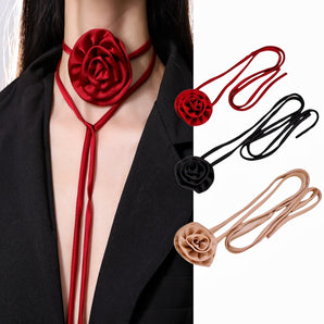 Nihao Wholesale Streetwear Flower Cloth Women's Necklace